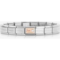 Nomination CLASSIC Rose Gold & Silver June White Pearl Bracelet 430508/06