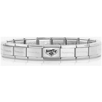 Nomination CLASSIC Silvershine Oxidised Symbols Auntie Heart Bracelet 330101/17