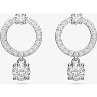 Swarovski Attract White Crystal Circle Earrings 5563278