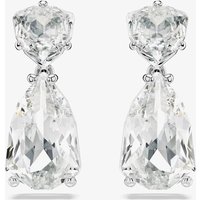Swarovski Mesmera White Mixed Cut Rhodium Plated Earrings 5661683