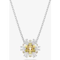 Swarovski Idyllia Rhodium Plated Yellow Flower Necklace 5679939