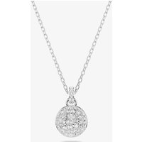 Swarovski Meteora Rhodium Plated Pendant Necklace 5683446