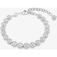 Swarovski Imber Rhodium Plated White Crystal Tennis Bracelet 5682666