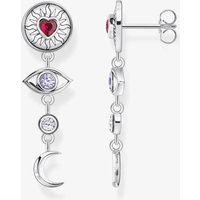 THOMAS SABO Silver 3D Symbols Multicolour Dropper Earrings H2277-640-7
