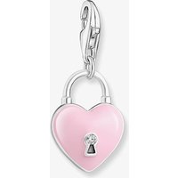 THOMAS SABO Pink Enamel Be Mine Heart Padlock Charm 2071-691-9