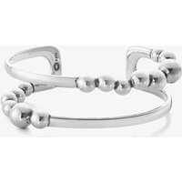 Georg Jensen Moonlight Grapes Sterling Silver Bead Open Bangle 20000659000M(MED)