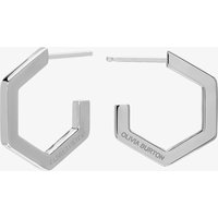 Olivia Burton Signature Honeycomb Stainless Steel Hexagonal Hoop Earrings 24100149