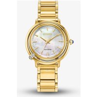 Citizen L Arcly Eco-Drive Gold Tone Watch EM1092-64D