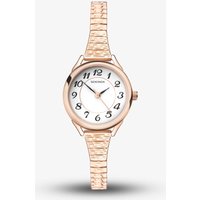 Sekonda Easy Reader Rose Gold Plated Expandable Watch 2639