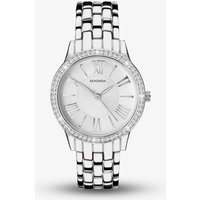 Sekonda Dress Charlotte Silver Stone Set Watch 40348