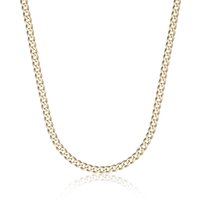 18ct Yellow Gold Gentlemen 18′ 6.10mm Curb Chain Necklace