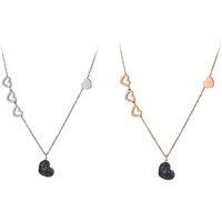 Hearts of Pleasure Necklace – Rose Gold & Silver