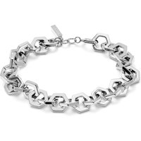 Olivia Burton Honeycomb Stainless Metal Hyperlink Bracelet 24100090