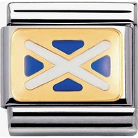Nomination CLASSIC Gold Flag Scotland Charm 030234/07