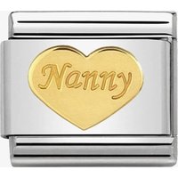 Nomination CLASSIC Gold Symbols Nanny Heart Charm 030162/35