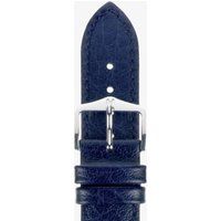 HIRSCH Highland 16mm Medium Blue Leather Watch Strap 04302180-2-16