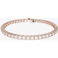 Swarovski Matrix White Rose Gold Plated Tennis Bracelet 5657659 M