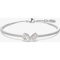 Swarovski Mesmera White Mixed Cuts Rhodium Plated Bangle 5667253 (M)