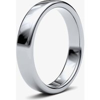 Platinum 4.0mm Soft Court Wedding Ring 4GMS-PT