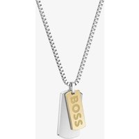 BOSS Devon Two Colour Double Tag Necklace 1580576