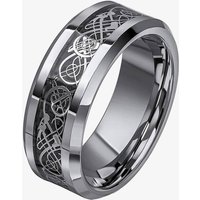 Fred Bennett Fred Bennett 8mm Filigree Tungsten Ring R3863 62