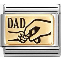 Nomination CLASSIC Gold Dad Holding Hands Charm 030166/37