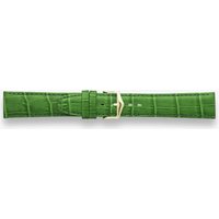 Darlena Lulworth Green Leather Gold Buckle Watch Strap 1209
