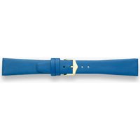 Darlena Henley Blue Leather Gold Buckle Watch Strap 1301
