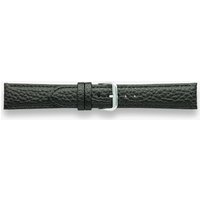 Darlena Harrow Black Leather Silver Buckle Watch Strap 1003