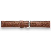 Darlena Harrow Brown Leather Silver Buckle Watch Strap 1003
