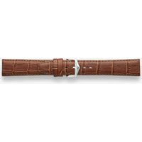 Darlena Lulworth Brown Leather Silver Buckle Watch Strap 1209