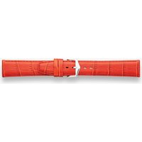 Darlena Lulworth Red Leather Silver Buckle Watch Strap 1209