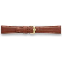 Darlena Montrose Brown Leather Gold Buckle Watch Strap 1217