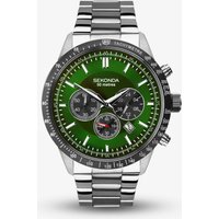 Sekonda Sports Velocity Green Dial Chronograph Watch 1913