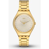 Swatch Holiday Bubbly And Bright Gold Plated Watch SYXG126G