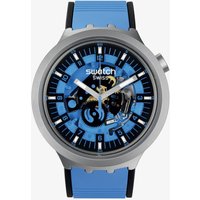 Swatch Mens Azure Blue Daze Watch SB07S106