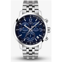 Tissot PRC 200 Stainless Steel Blue Dial Chronograph Watch T114.417.11.047.00
