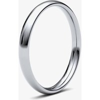 Platinum 2.5mm Soft Court Wedding Ring 2.5LMS-PT