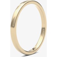 18ct Yellow Gold 2.0mm Soft Court Wedding Ring 2LMS-18Y