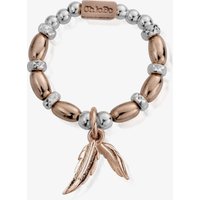 ChloBo Two Colour Dainty Double Feather Ring MRM1585 SML