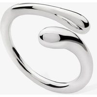 Lucy Quartermaine Silver Open Drop Ring DR5L Q