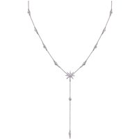 Carat* London Stella Silver Mimosa Cubic Zirconia Necklet 23770-1