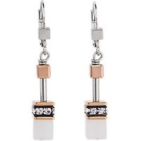 Coeur De Lion Geocube Impartial Cyrstal Drop Earrings 4016/20-1400