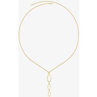 Lucy Quartermaine Gold Vermeil Tri Petal Long Necklace PNL1G