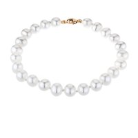 9ct Yellow Gold Pearl Bracelet