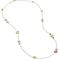 Marco Bicego Jaipur 18ct Yellow Gold Blended Stone Necklace CB1401 MIX01 Y 02