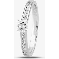 1888 Collection Platinum 0.25ct Diamond-Set Solitaire Ring RI-138(.25CT PLUS)- H/SI2/0.25ct