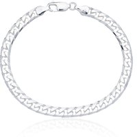 Silver Gentlemen 5.8mm Curb Bracelet