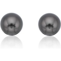 18 White Gold Tahiti 9-10mm Pearl Stud Earrings