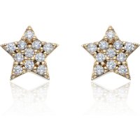 Yellow Gold Plated Mini Superstar Stud Earrings